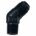 Fragola -4AN x 3/8 NPT Adapter - Black