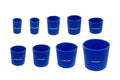 GReddy 50mm x 70mm Silicone Straight Hose - Blue