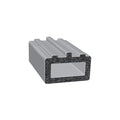 EPDM SPONGE D RIB SEAL W/PSA 25FT