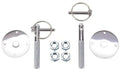 CHROME 3/16' FLIP-OVER STYLE HOOD P