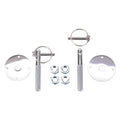 CHROME 3/16' FLIP-OVER STYLE HOOD P