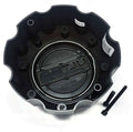 ALL SATIN BLK ULTRA WHEEL CAP 8-180