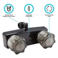 RV SHOWER FAUCET FOR EXTERIOR SHOWER BOXES BLACK