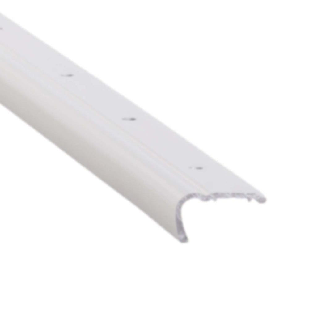 NON INSERT ROOF TRIM POLAR WHITE 8 FT