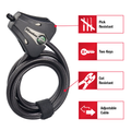 PYTHON ADJ CABLE LOCK 6'