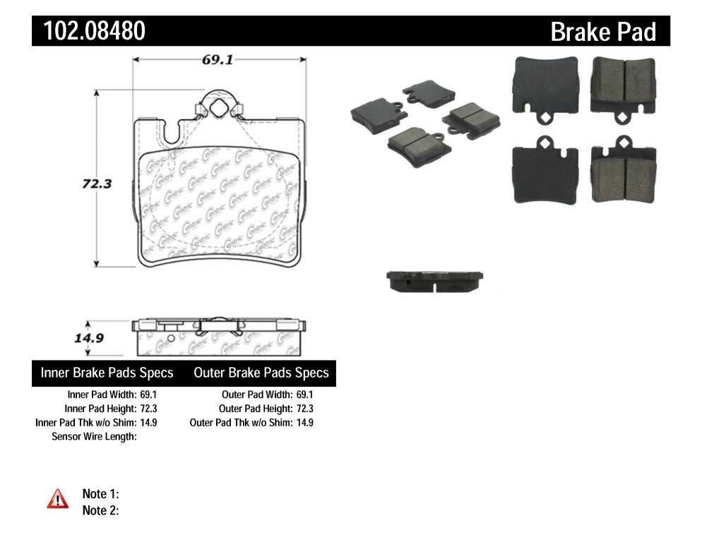 C-TEK Semi-Metallic Brake