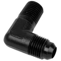 Aeromotive Fitting Elbow 1/4in-MNPT to AN-06 90-Deg Black