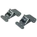 Moroso Quick Fastener Mounting Bracket - 5/16in - Bent at 45 Degree - Lightweight - Steel - 10 Pack