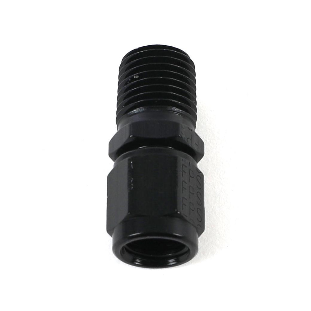 Fragola -4AN Female Swivel To 1/4 NPT - Black