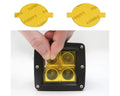 ***Discontinued***Lamin-X Subaru WRX STI Impreza (04-05) Fog Light Covers Yellow