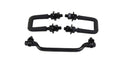 Kentrol 87-95 Jeep Wrangler YJ Windshield Tie Down Kit - Powdercoat Black
