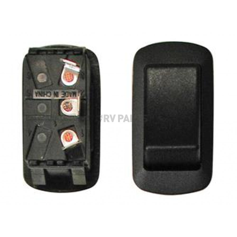 WATERPROOF ROCKER BLACK ON/ON