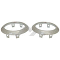 HVAC Vent Accents for Select 07-10 Jeep JK Wrangler Plastic, Chrome Finish RT Off Road