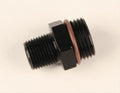 Fragola -10AN O-Ring x 3/8 NPT Adapter - Black