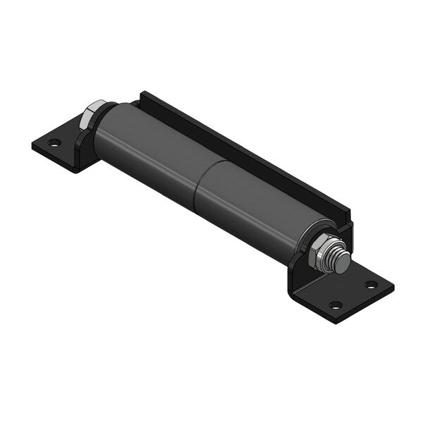 SLIDE OUT ROLLER SURFACE MOUNT MODEL#310 PC BLK MOUNTING BRACKET W/GUARD.