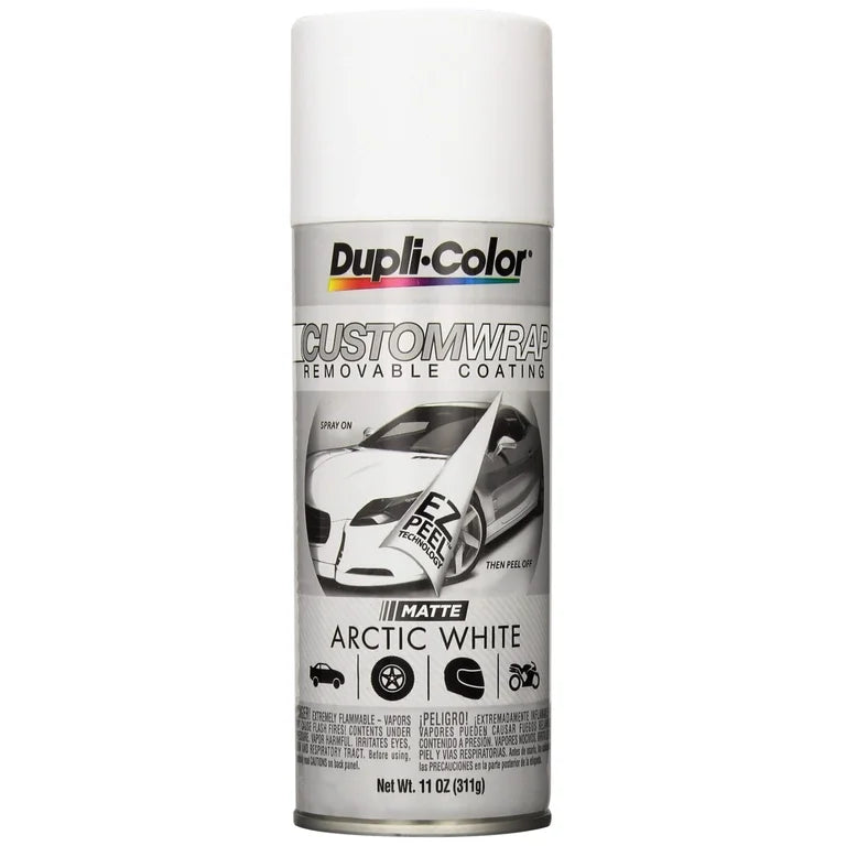 DUPLICOLOR CUSTOM WRAP REMOVABLE COATING MATTE BLUE METALLIC 11 OZ