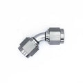 DeatschWerks 6AN Flare Female Swivel 45-degree to 6AN Flare Female Swivel 45-degree anodized DW titanium
