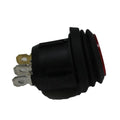 WATERPROOF LED ROCKER 12V /12A SWITCH EACH RED