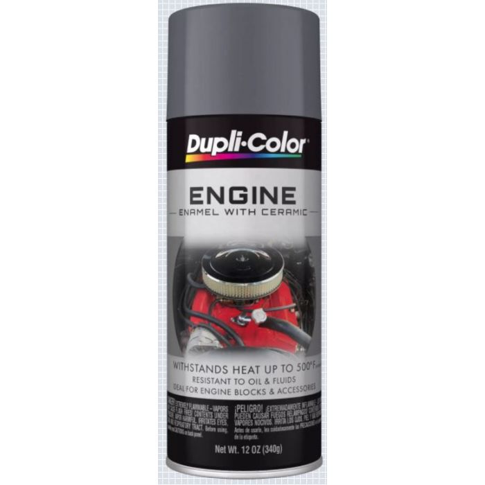 ENGINE ENAMEL WITH CERAMIC; NEW FORD GRAY; 12 OZ. AEROSOL