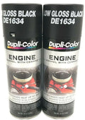 ENGINE ENAMEL WITH CERAMIC; GM/CHRYSLER LOW GLOSS BLACK; 12 OZ. AEROSOL