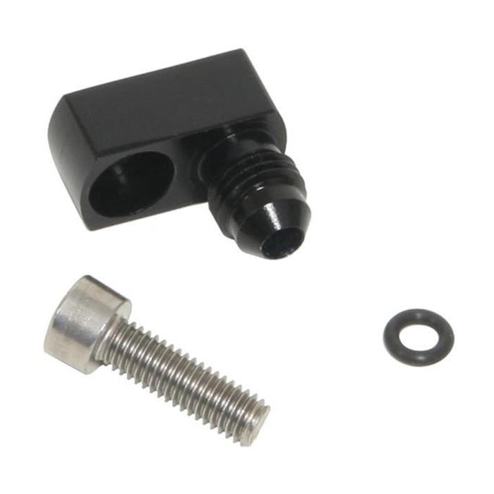 LS Engine Steam Line -4 AN Alum Black Each