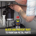 WD-40 auto part close-up