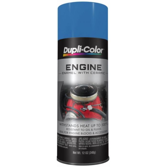 ENGINE ENAMEL WITH CERAMIC; CHEVROLET BLUE; 12 OZ. AEROSOL