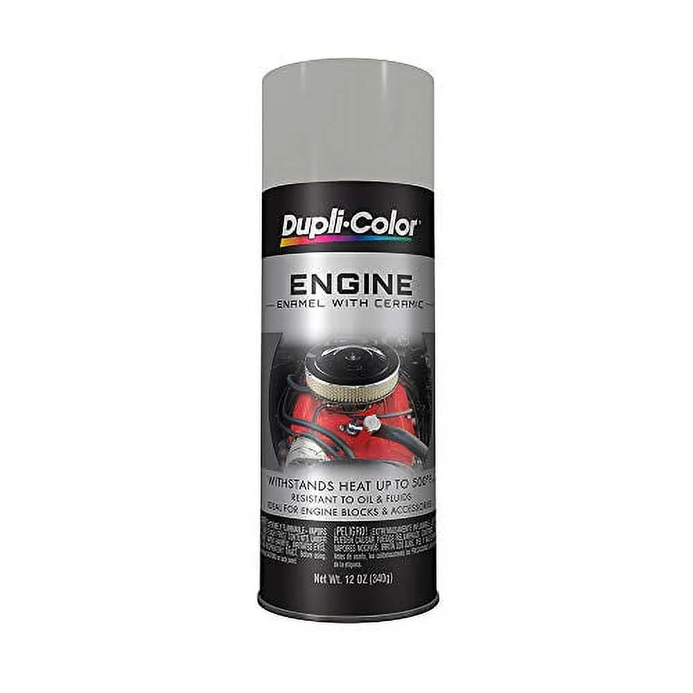 ENGINE ENAMEL WITH CERAMIC; CAST COAT ALUMINUM; 12 OZ. AEROSOL