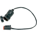 NAMZ 94-13 FLHR/FLT/FLTR/FLHT/FLHX & Trike Models Plug-N-Play Power Port w/Dust Cover (HD 91843-97)