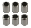 Russell Performance -6 AN Stainless Steel Crimp Collars (O.D. 0.600) (6 Per Pack)