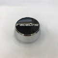 RACELINE GRIP CHROME CAP BASE W RED AND BLACK EMBLEM