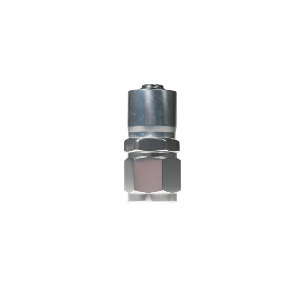10 AN STRAIGHT CRIMP STYLE HOSE END CLEAR