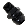 Fragola -12AN x 1/2 NPT Straight Adapter - Black