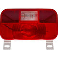 INCANDESCENT RECTANGULAR LICENSE LIGHT & BRACKET & BACKUP WITH REFLEX