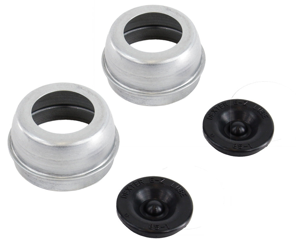 EZ LUBE GREASE CAP & PLUG CHROME 1.99 OD