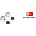 EZ LUBE GREASE CAP & PLUG CHROME 1.99 OD