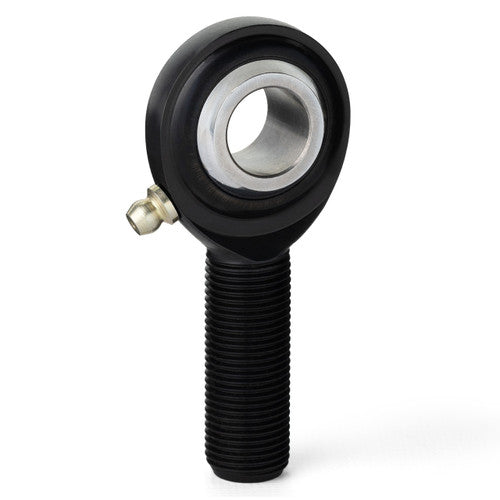 QA1 PC Series 2-Pc Rod End - Male/Left Hand - .5in Bore x 5/8-18 w/Stud & Zerk - Alloy Steel