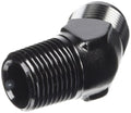 Vibrant Performance - 10297 - 45 Degree Adapter Fitting; Size: -10AN x 1/2 in.NPT