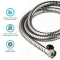 60 STAINLESS STEEL RV SHOWER HOSE CHROME POLISHED