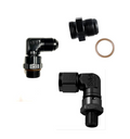 Fragola -8AN x 9/16-18 (6) Radius Fitting O-Ring - Black