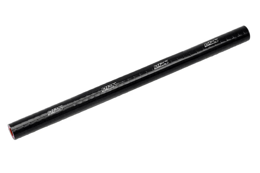HPS Performance 7/16 ID 1 Foot Long High Temp 4-ply Reinforced Silicone Coupler Tube Hose Black (11mm ID)