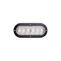 6 LED UTIL BACK UP;6IN OVAL;FLANGE;