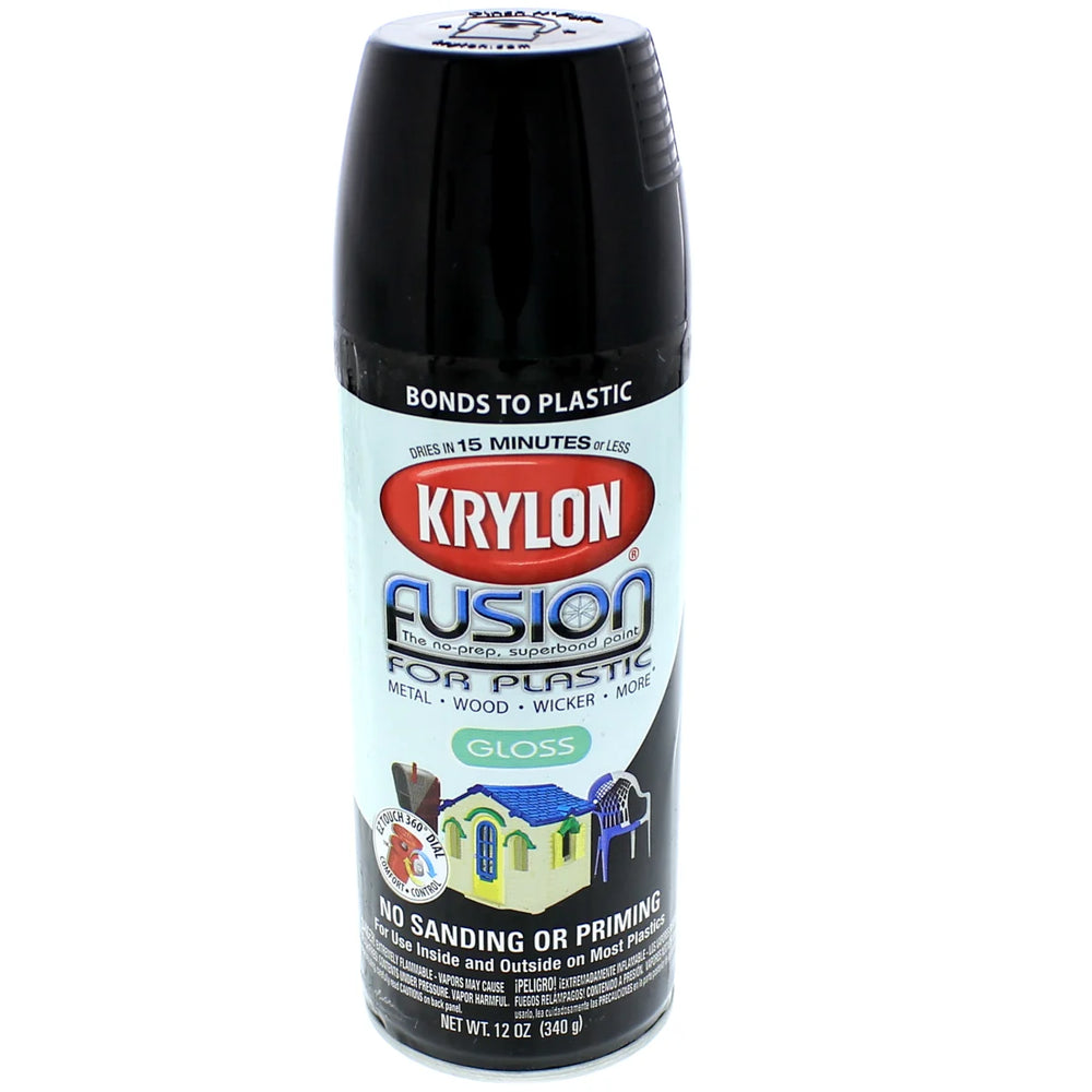 KRYLON FUSION ALLINONE GLOSS BLACK