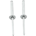 1/8in Alum Rivet Silver 100Pk Flange Type