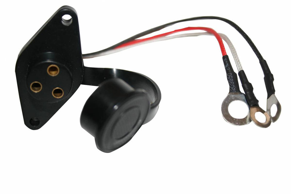~(0.2 lbs. 5X4X2)~ Plug Female w/Wire Harness Truck 3-prong push-in contactor w/spade connection