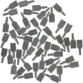 NAMZ No. 5 Shur Plug - Clear PVC Cover for Dual Female Terminal (50 Pack)