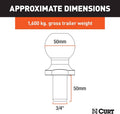 50MM TRAILER BALL (3/4" X 50MM SHAN