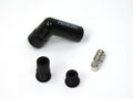 BLACK CERAMIC SPARK PLUG 90 DEG BOOT