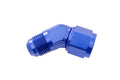 03AN MALE ADAPTER TO 03AN FEMALE ADAPTER 45 DEGREE BLUE