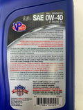 VP Racing Lubricants U4-1000 0W40 Synthtic 1L